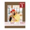 Aged Oak Brown Mat Board for 11x14 Frames - Fits 8.5x11 Photos
